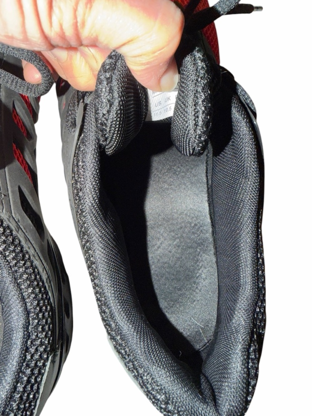 Men's Red and Black Athletic Sneakers - Lightweight Performance - Picture 10 of 12